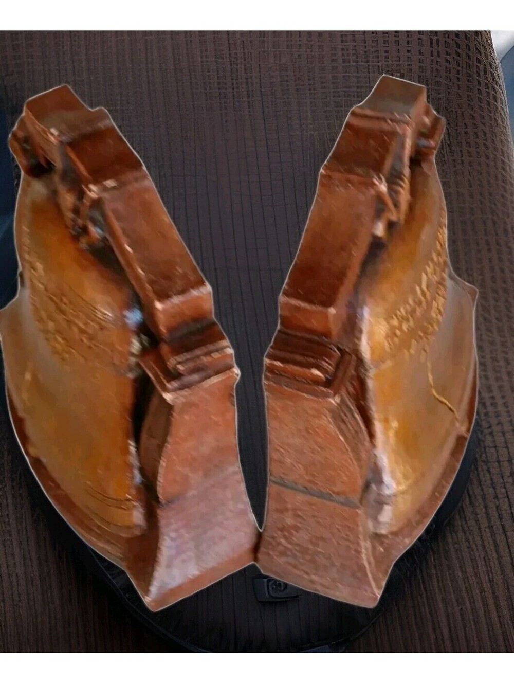 Vintage Liberty Bell Bookends Book Holders Resin Two Pieces. 5 Lbs. 6" x 6"